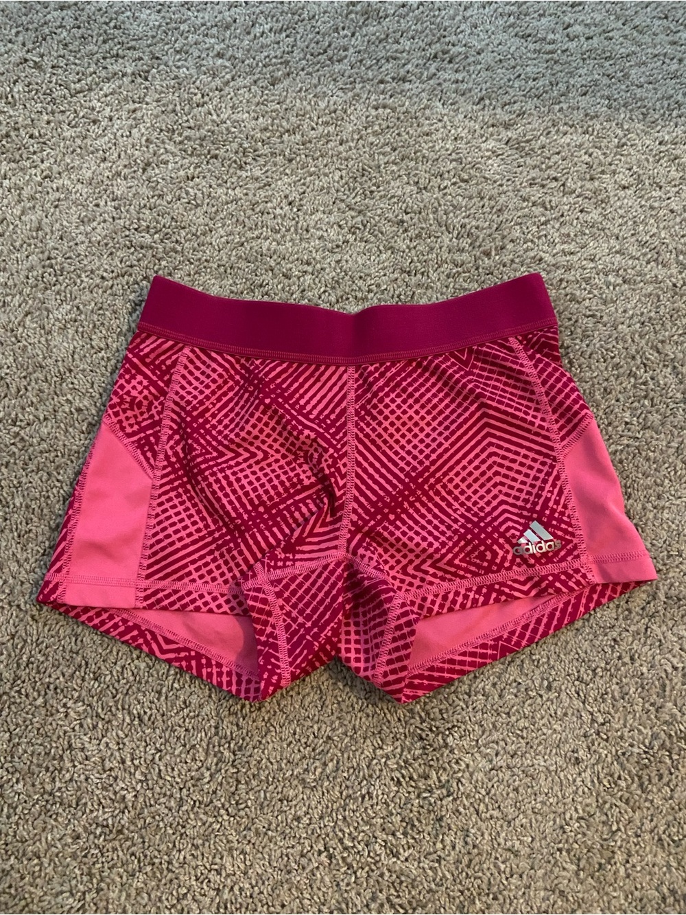 Adidas Small Pink Compression Shorts